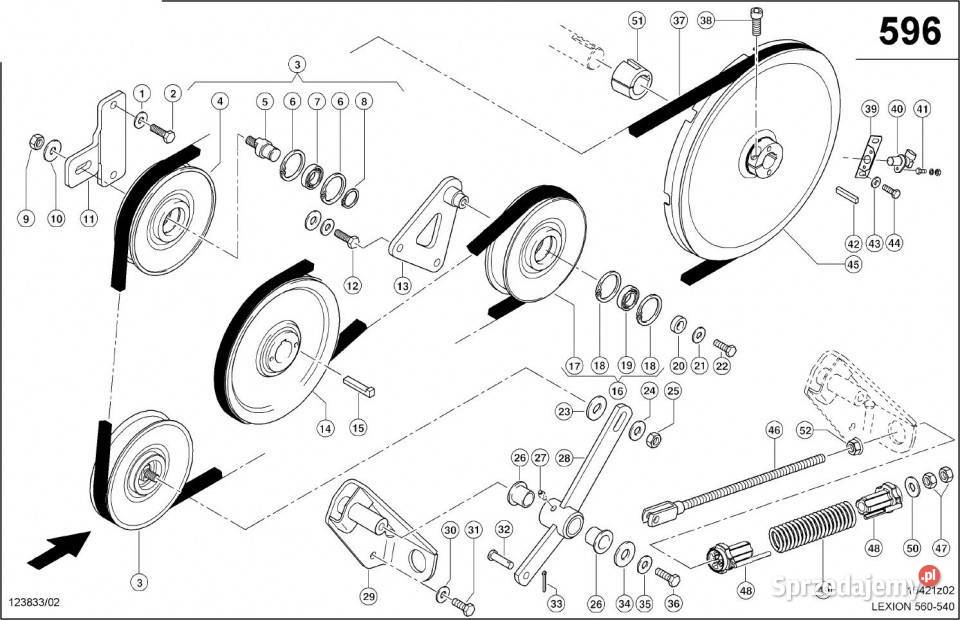 Claas Lexion 560 KOŁO PASOWE 0007499031 Jastrzębniki sprzedam