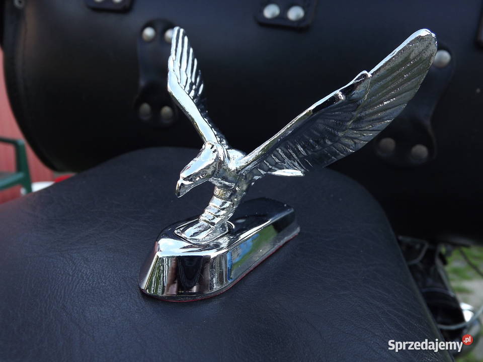 Chromowany Orzeł Ornament na błotnik Motocykla i Pozostałe Konstantynów Łódzki