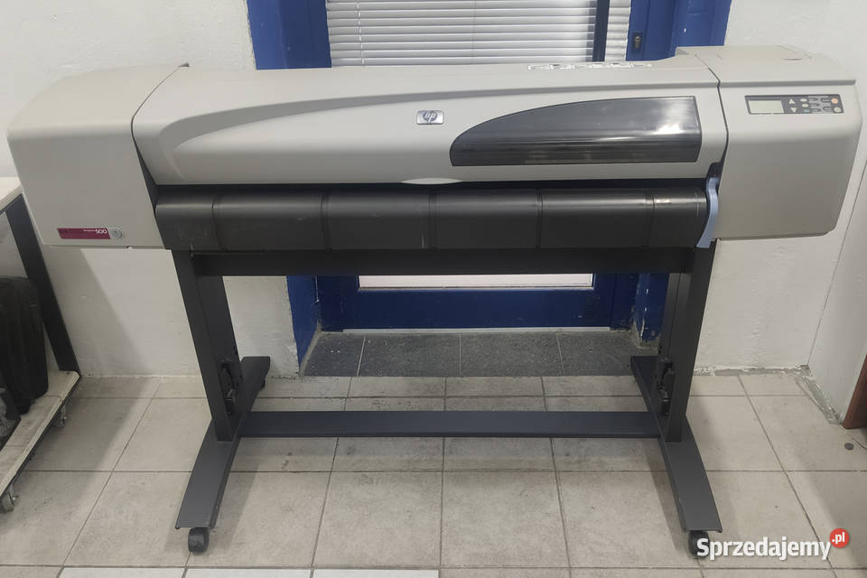 Ploter HP DesignJet 500 Plus 42 cale DRUKARKA 0 większe niż A3 Komputery i Akcesoria lubelskie Lublin