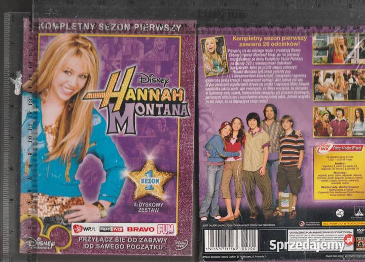 Hannah Montana Sezon 1 odcinki 0126 DVD Filmy Pruszków