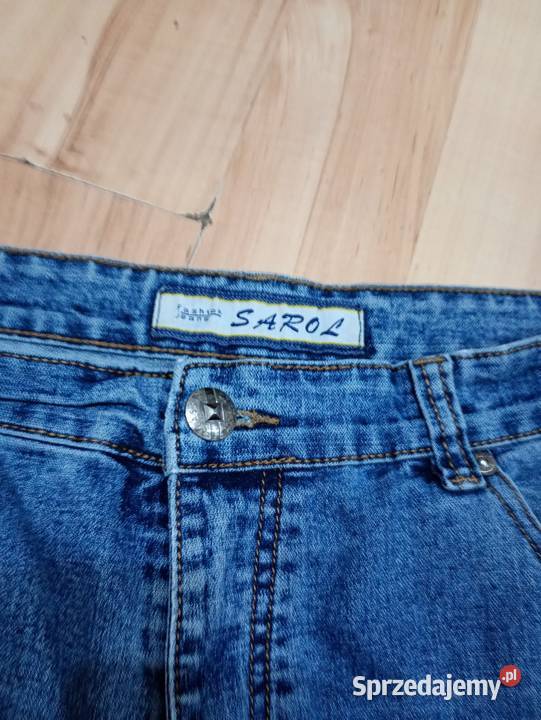 spodenki spodnie krótkie jeansowe SAROL W37 L32 Szczecin