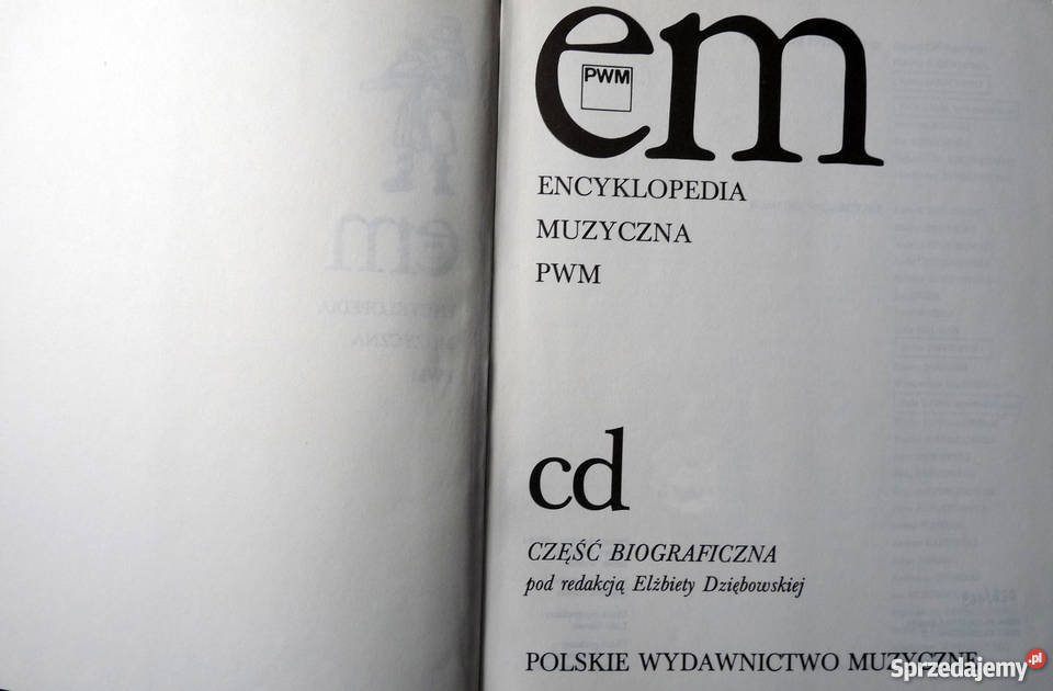 Encyklopedia muzyczna PWM encyklopedie, słowniki, leksykony Wrocław