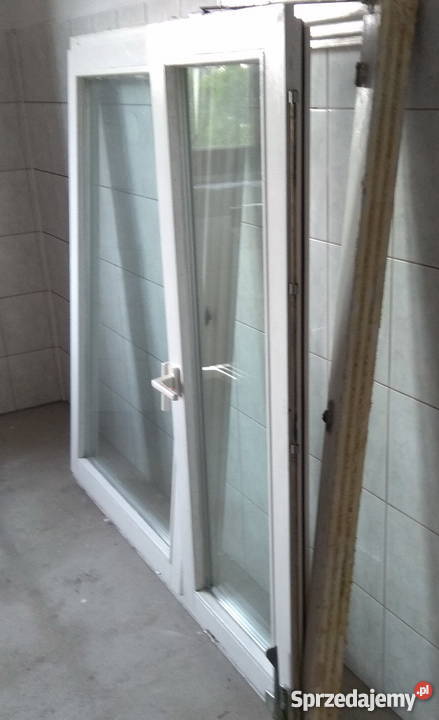 Okna trzyszybowe drewniane z demontażu Rogoźnica