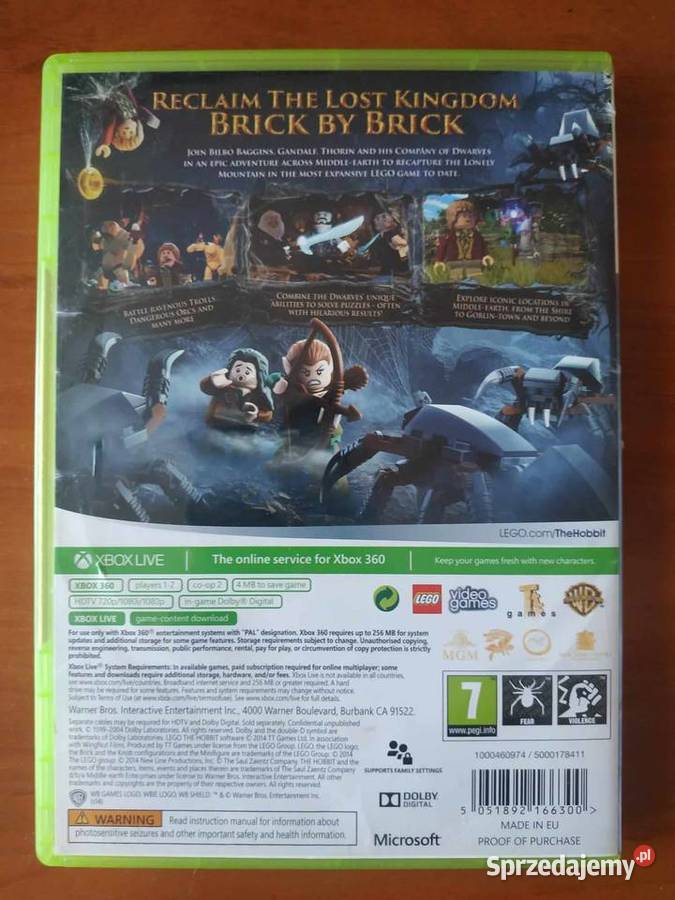 Gra na Xbox 360 LEGO The Hobbit Kalisz sprzedam