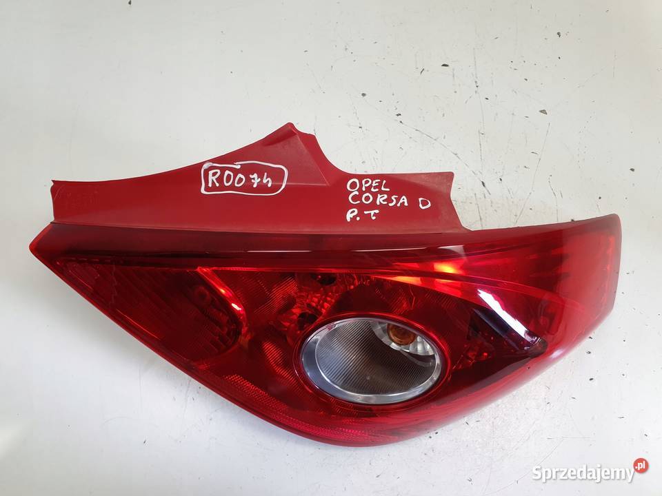 LAMPA PRAWA Opel Corsa D 3 drzwi TYLNA prawy tył osobowe Rudka