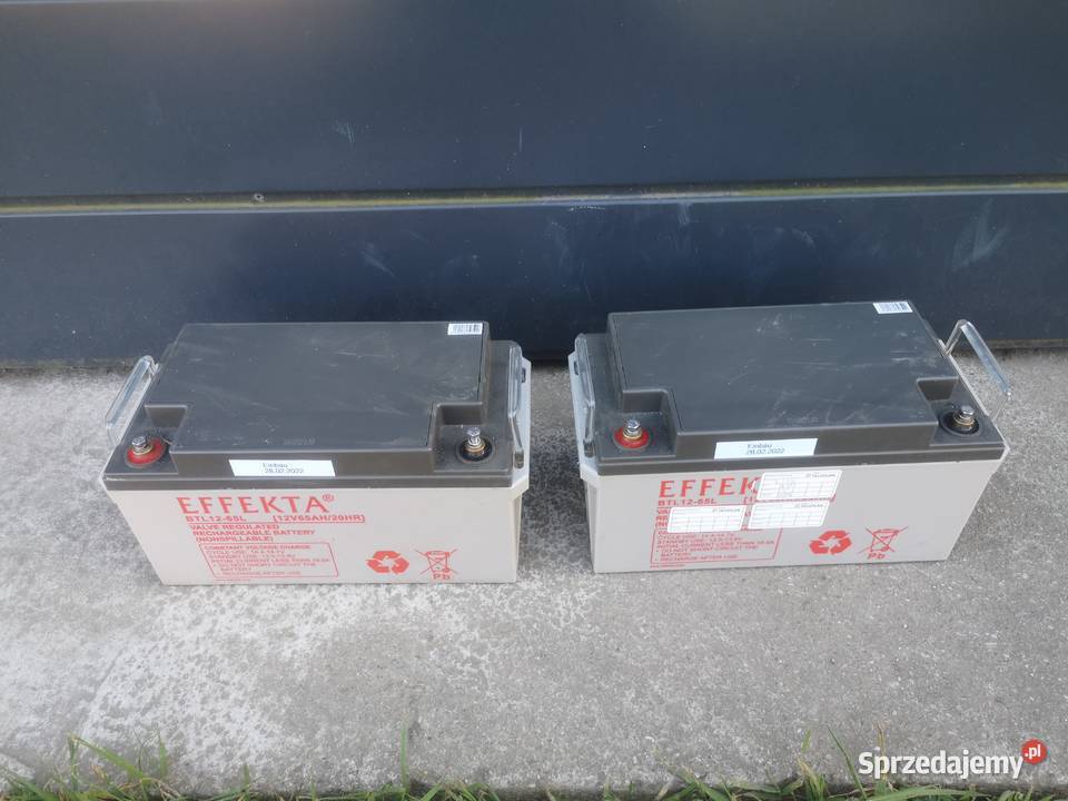 Akumulator EFFEKTA BTL 1265 12V 65Ah AGM Aleksandrów Łódzki