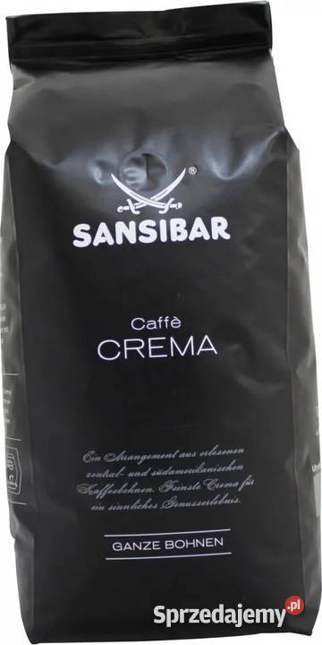 Zanzibar Caffe Crema całe ziarno 1000g x 2 Świdnica