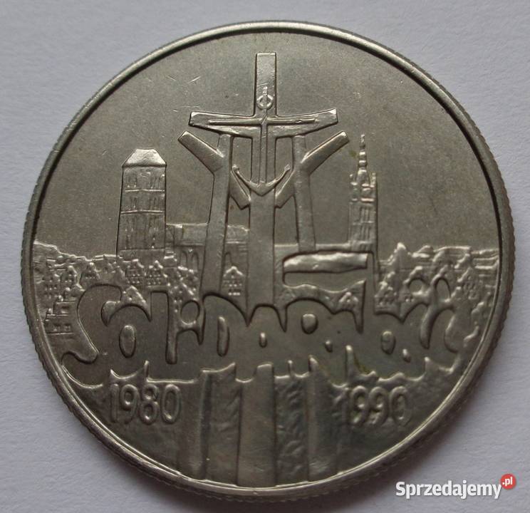 Moneta Solidarność 10000 rok 1990