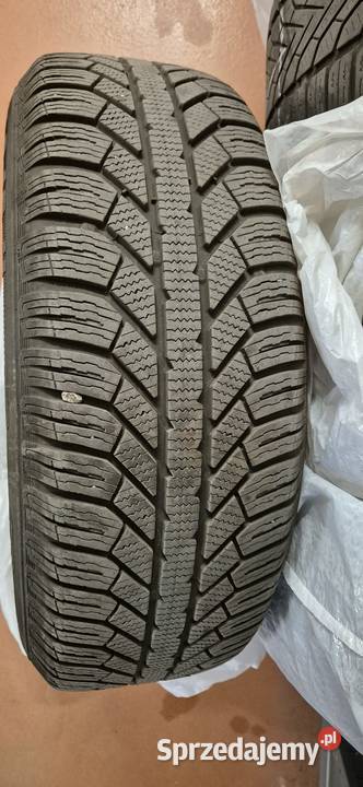 Felgi aluminiowe 16 z oponami zimowymi Nissan Średnica 16" Opony i felgi mazowieckie Warszawa