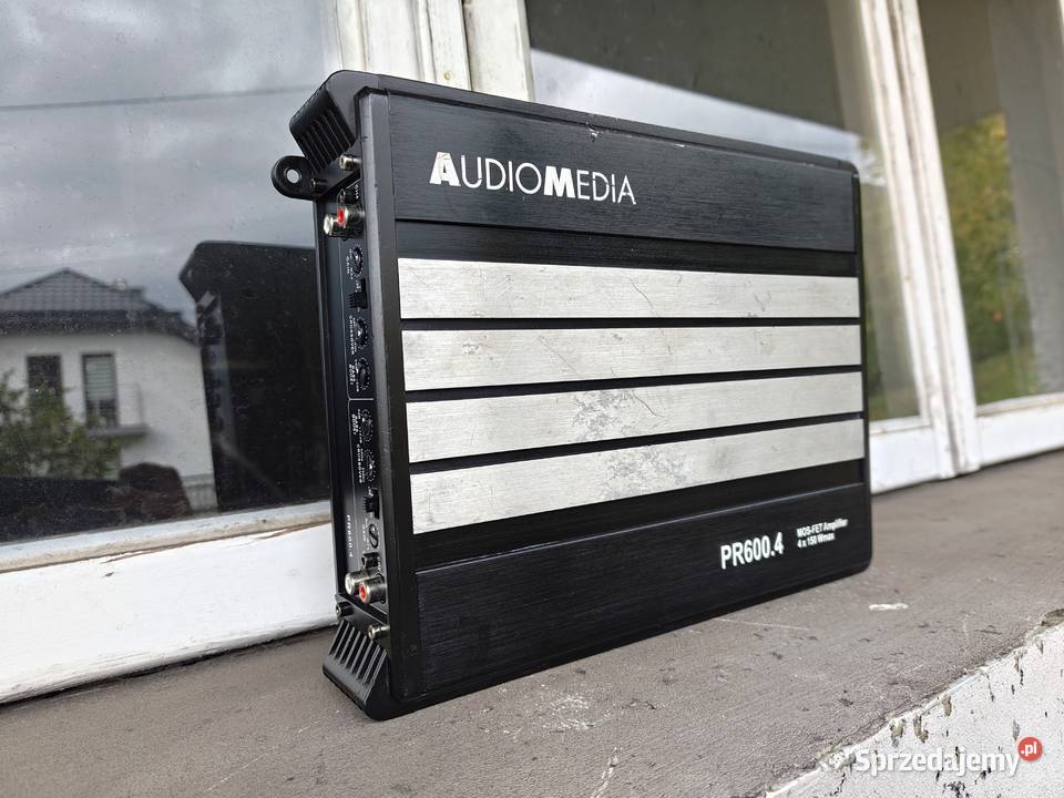 Wzmacniacz samochodowy 4 kanałowy Audiomedia PR Niegowonice