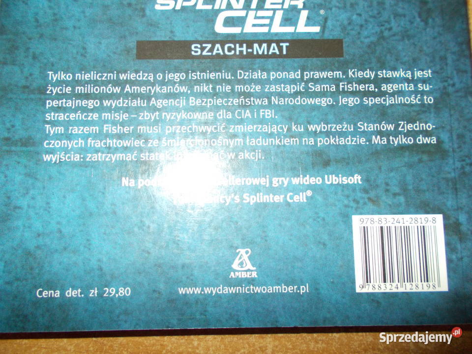 Tom Clancy SzachMat opolskie Głubczyce sprzedam