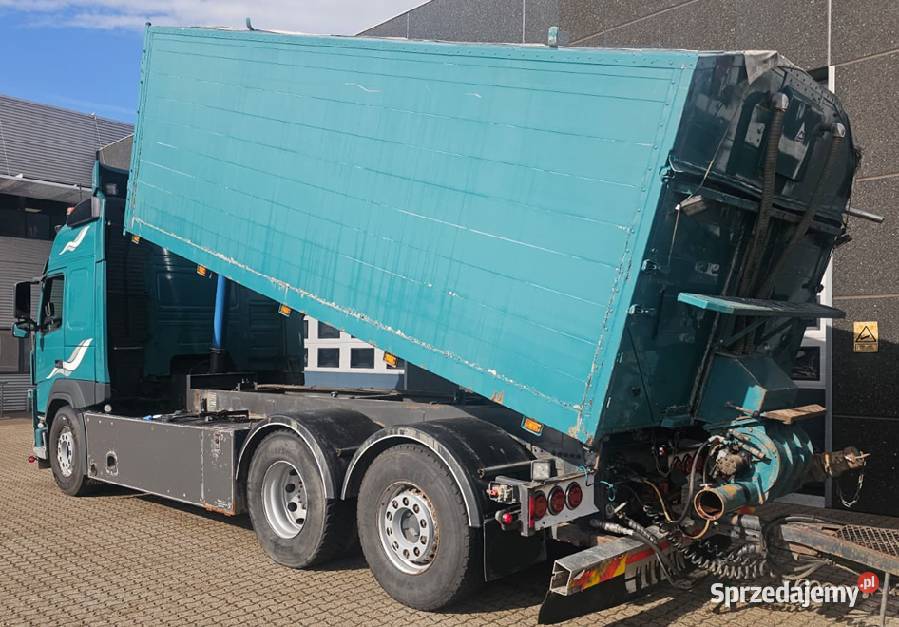 ZESTAW wywrotka z wydmuchem Volvo do paszy sruty kabina sypialna Warszawa