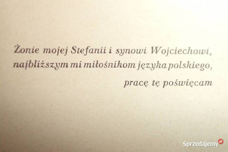 Stanisław Szober Słownik poprawnej polszczyzny podkarpackie Rzeszów