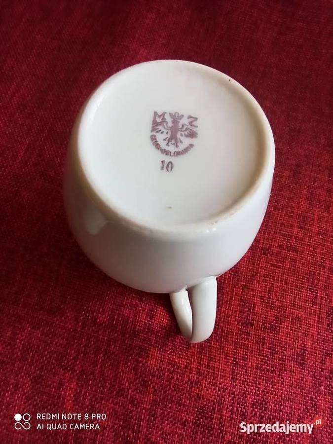 Mlecznik MZ Czechoslovakia Z białej porcelany pomorskie