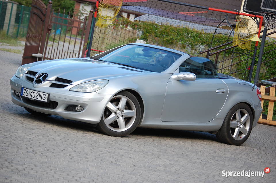 Mercedes SLK 18 Kabrio El Dach El Fotele Klima benzyna Załom