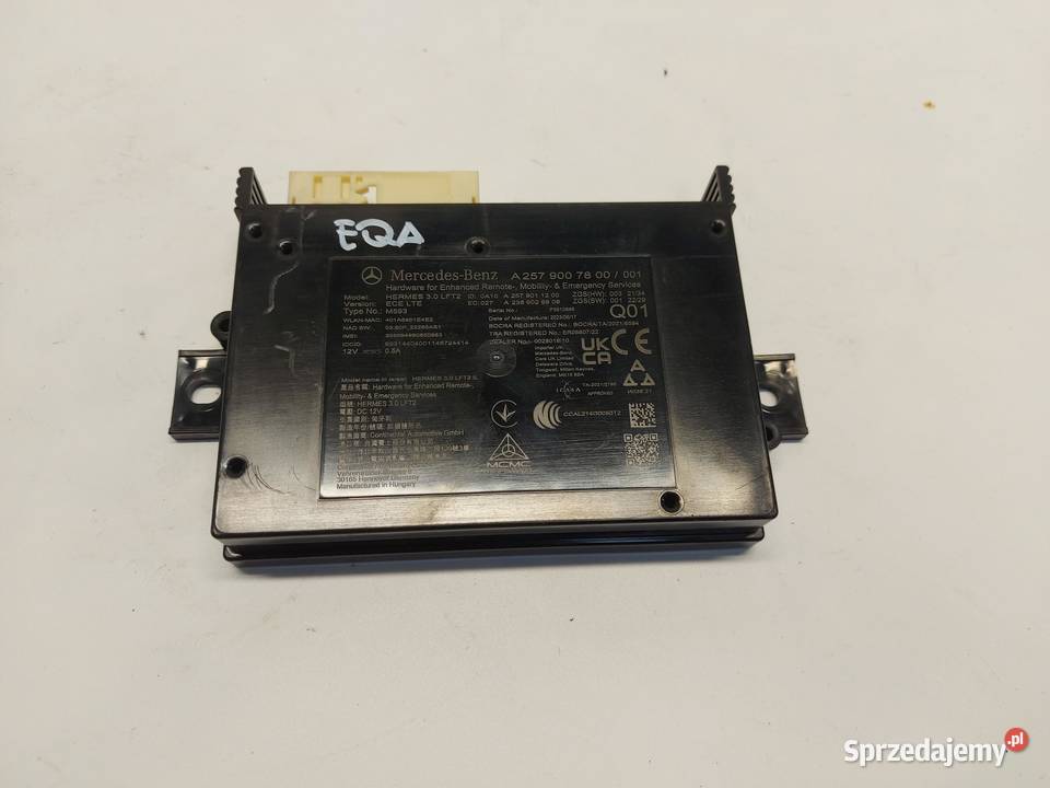 Mercedes EQA 250 W243 MODUŁ STEROWNIK Komputery sprzedam