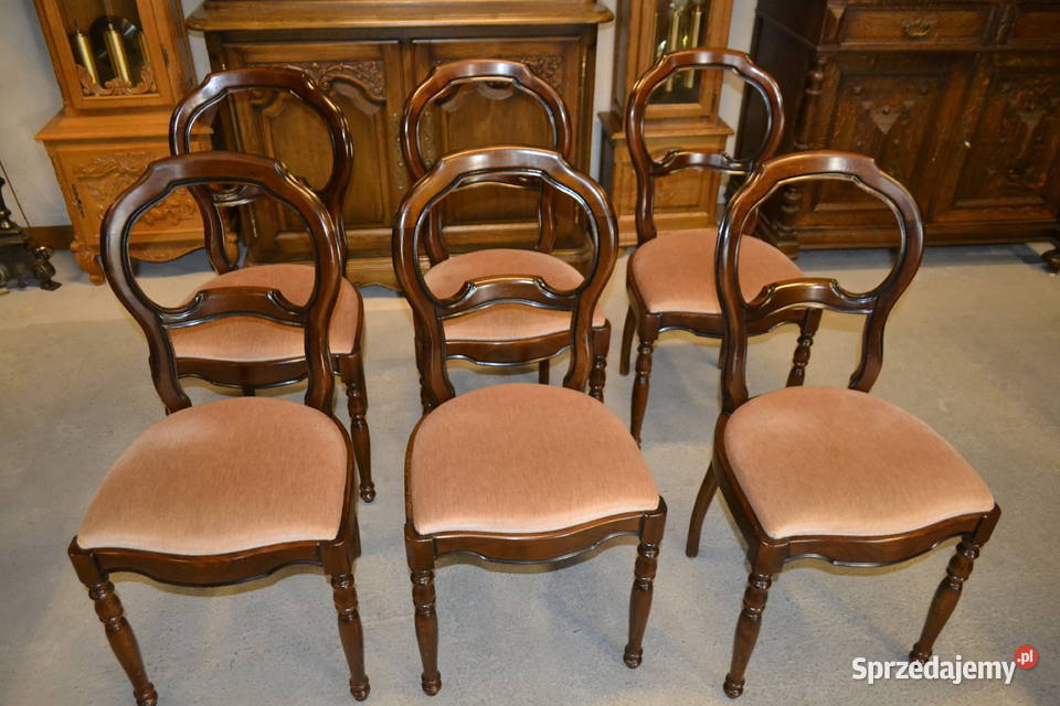 krzesła z tapicerką 6 Będzin