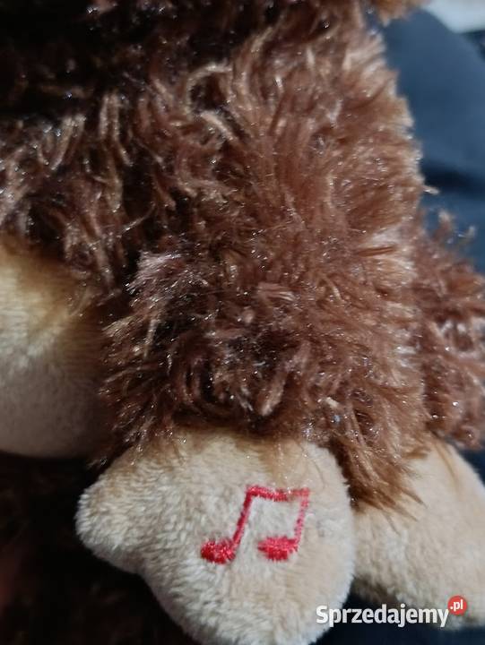 Tańcząca pluszowa małpka grawerowane serce Poznań