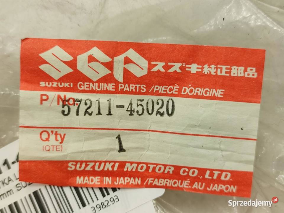 MANETKA LEWA PRAWA ROLGAZ 2422mm SUZUKI DR100 osobowe Boczne (drzwi)