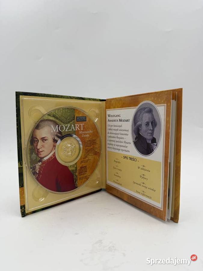 Mozart Mistrzowskie dzieła CD 1 płyta Wrocław