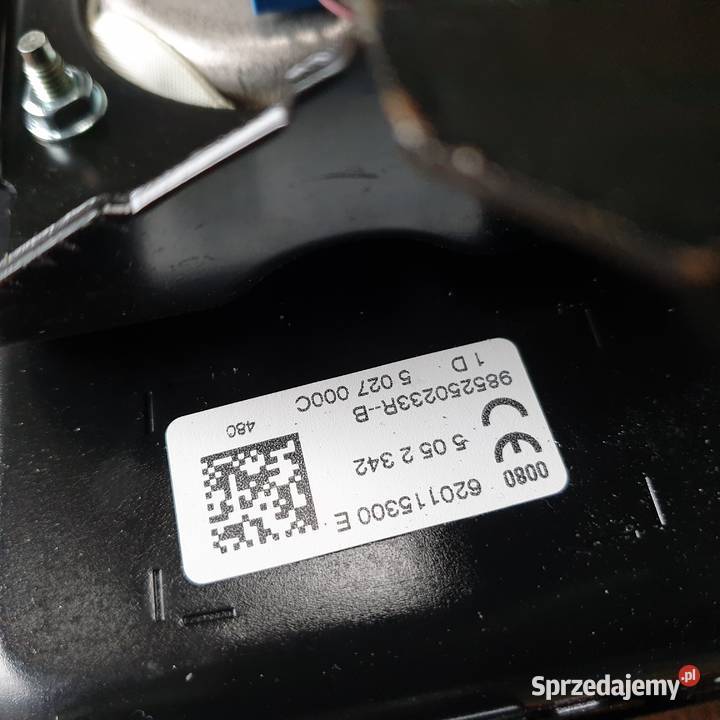 RENAULT ZOE AIRBAG PODUSZKA PASAZERA 985250233R Łochowice