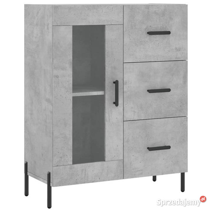 Witrynka szarość betonu 695x34x180 materiał Warszawa sprzedam