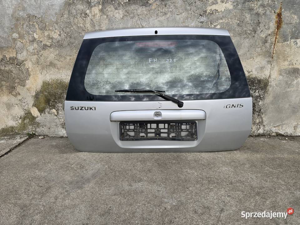 Suzuki Ignis FH 0003 klapa pokrywa bagażnika osobowe dolnośląskie Legnica