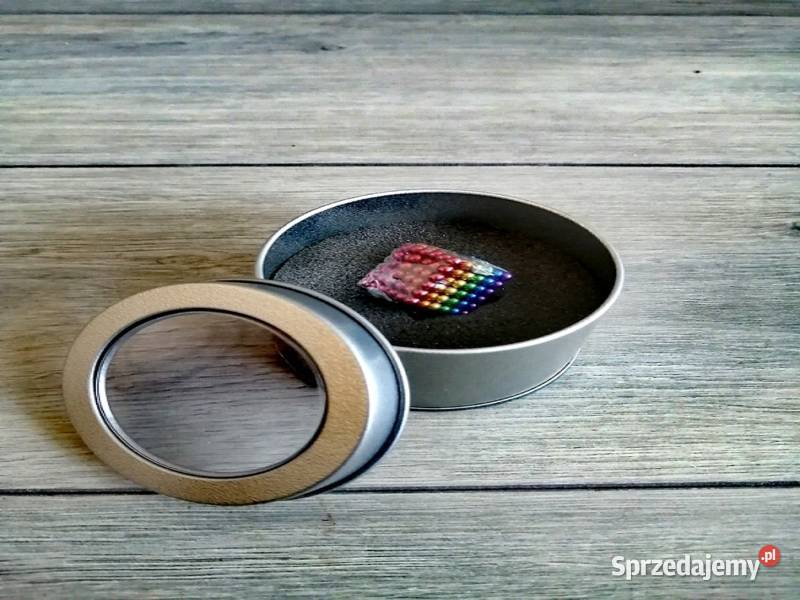 KULKI MAGNETYCZNE 3MM TĘCZOWE MAGNES NEODYMOWY