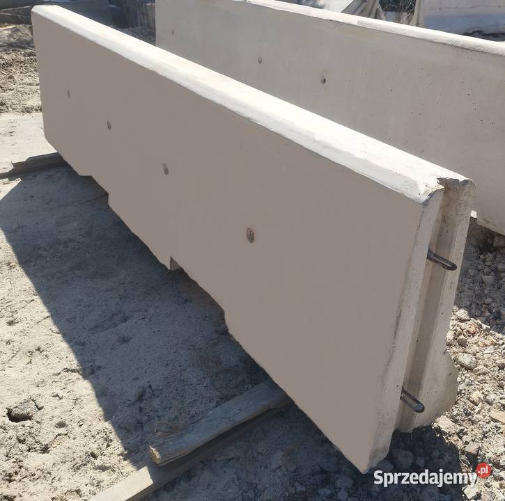 Bariery betonowe drogowe jednostronne 3m Jersey Pozostałe