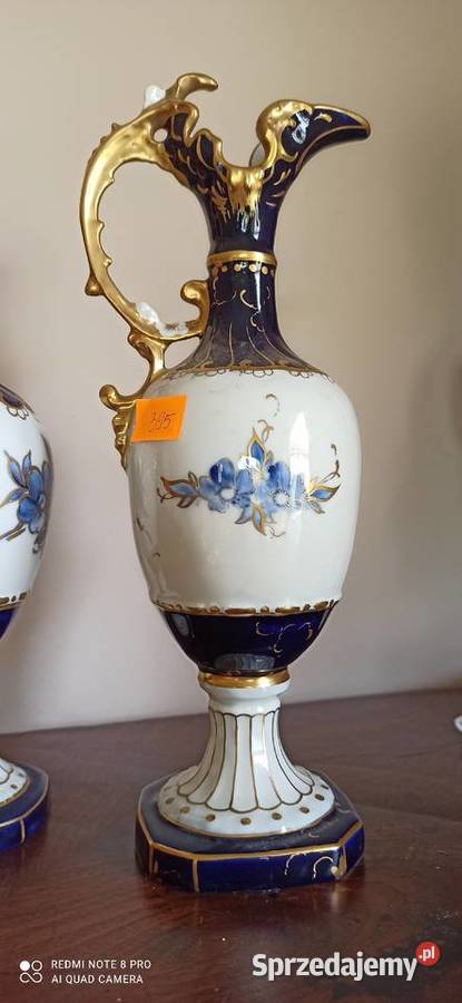 Amfora Royal Dux Czechoslovacia Ręcznie malowana