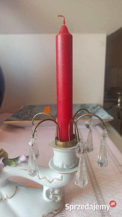 Ozdobnik kryształowy na świece Profitka Gdańsk
