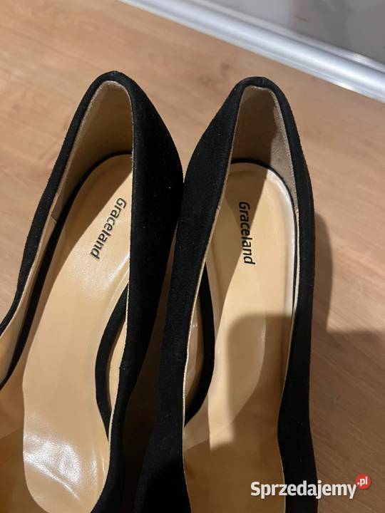 Czarne wygodne obcasy 41 Sole Comfort pomorskie Gdańsk sprzedam