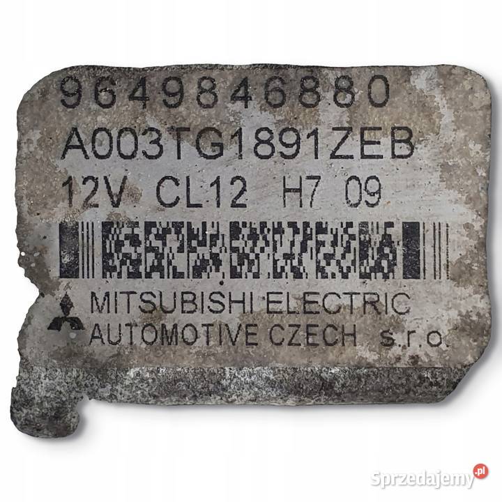 ALTERNATOR Citroen C4 Picasso 18 16V 9649846880 Chełm sprzedam