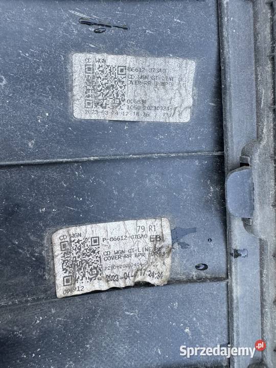 Dyfuzor spoiler zderzaka tył Kia ceed 3 III Międzychód sprzedam