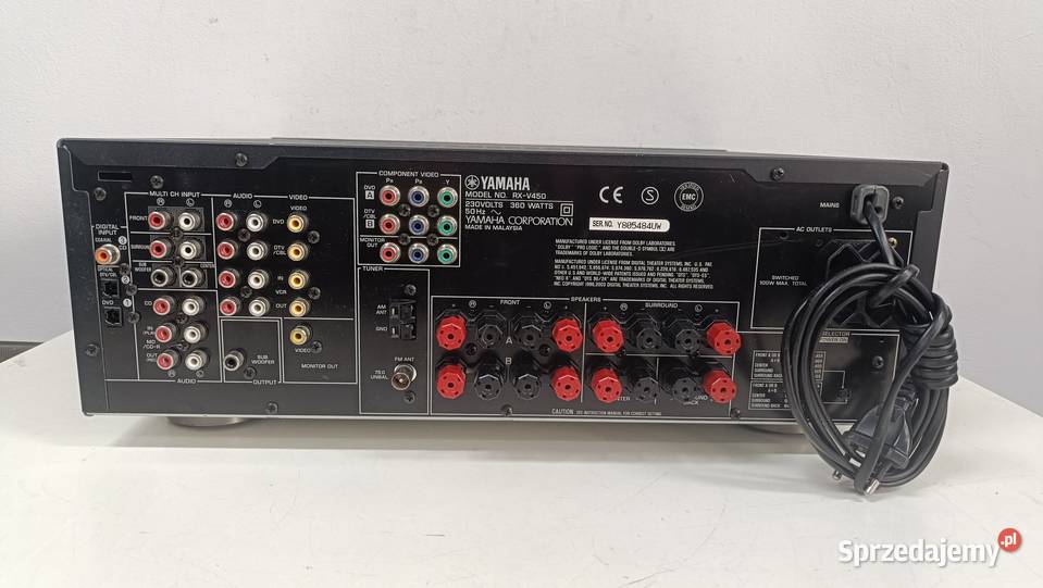 AMAHA RXV450 Amplituner kina domowego Amplitunery Poznań