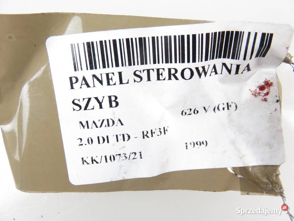 PANEL SZYB MAZDA 626 V GF 514176 Części samochodowe