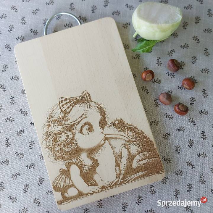 Deska do krojenia z uchwytem personalizowana Tworkowa