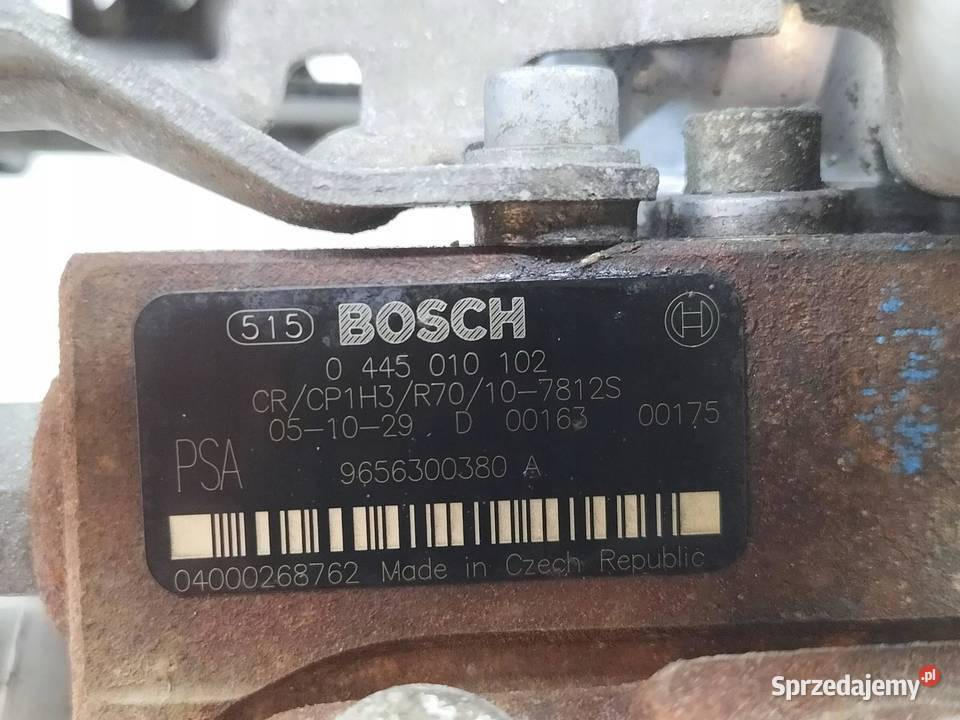 POMPA WTRYSKOWA 0445010102 9656300380A 16 HDI