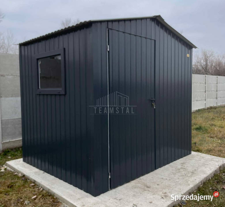 Schowek domek ogrodowy 25x2m drzwi okno dach Cieszyn