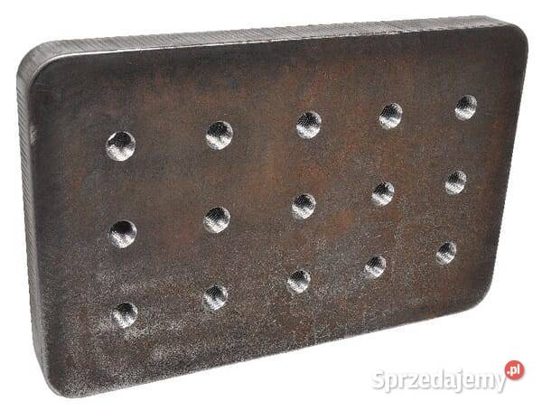 Płyta do wspawania 100x110 mm 15 otworów M16 Kamionna