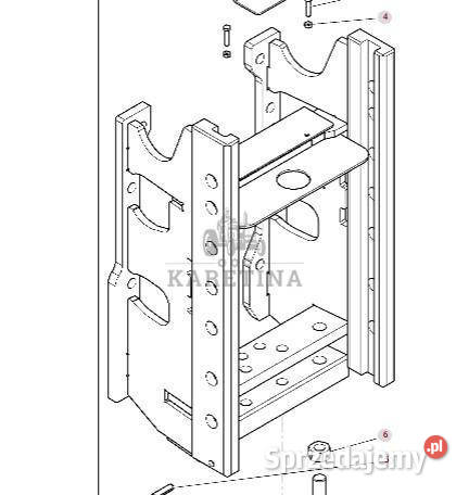 Massey Ferguson 5410 Belka Zaczepowa Wspornik Jastrzębniki