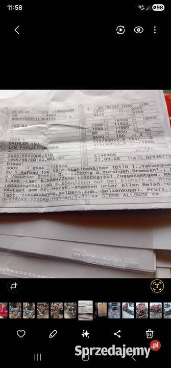 Mercedes Axor beczka asenizacyjna Napęd tylna oś wielkopolskie Ruda