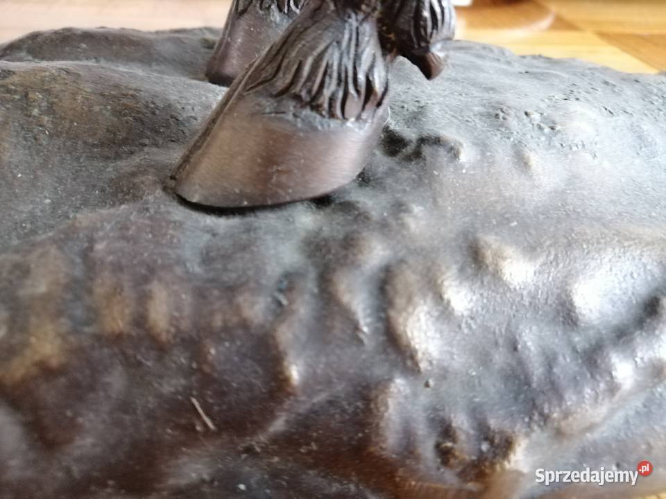 Jeleń korniluk brąz figura tanio Pleszew