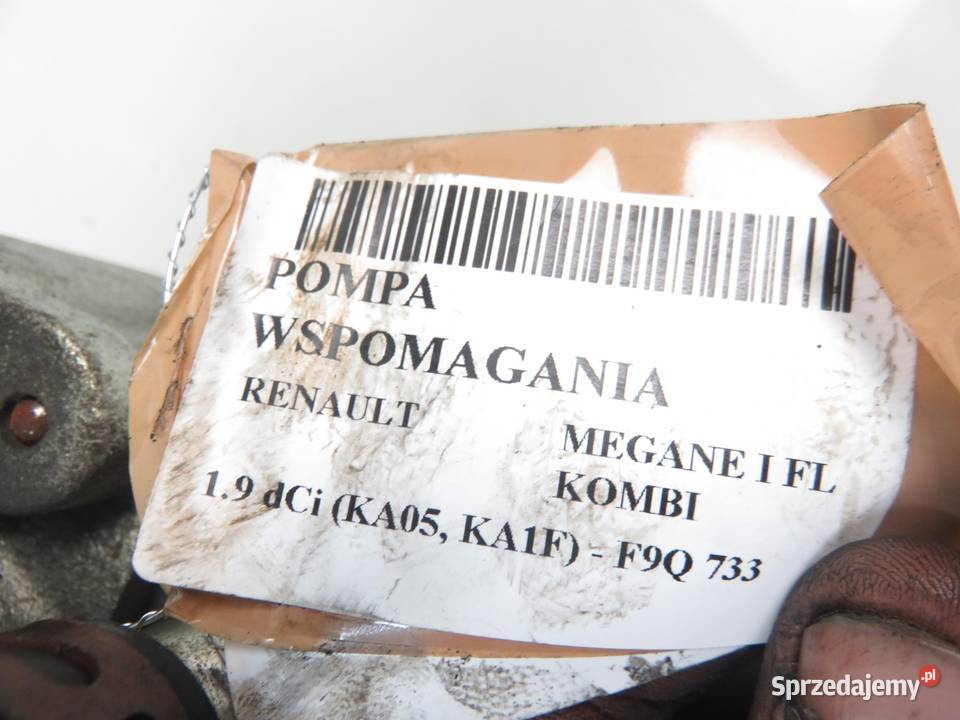 POMPA WSPOMAGANIA MEGANE I FL 19 dCi 7700415198 małopolskie sprzedam