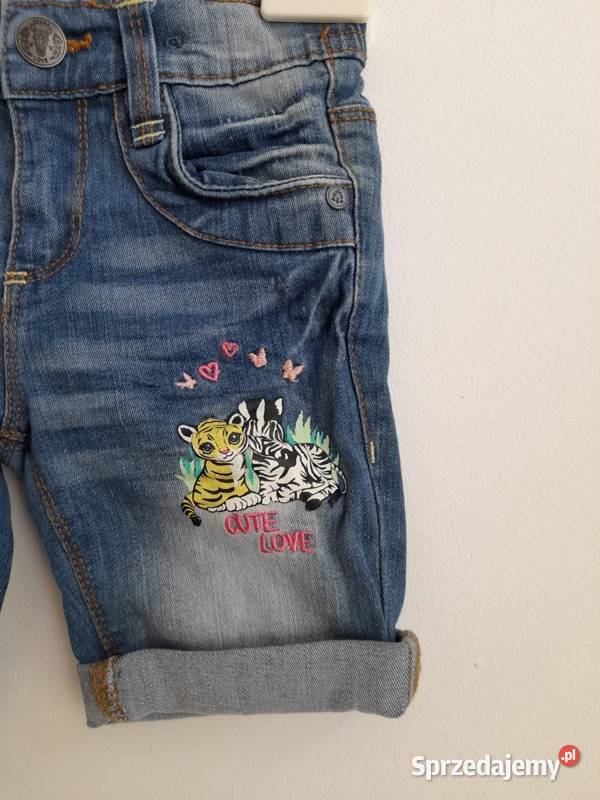 Krótkie spodenki jeansowe 98 Rozmiar 98 Bogatynia