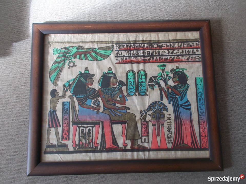obraz papirus egipski wielokolorowy Warszawa