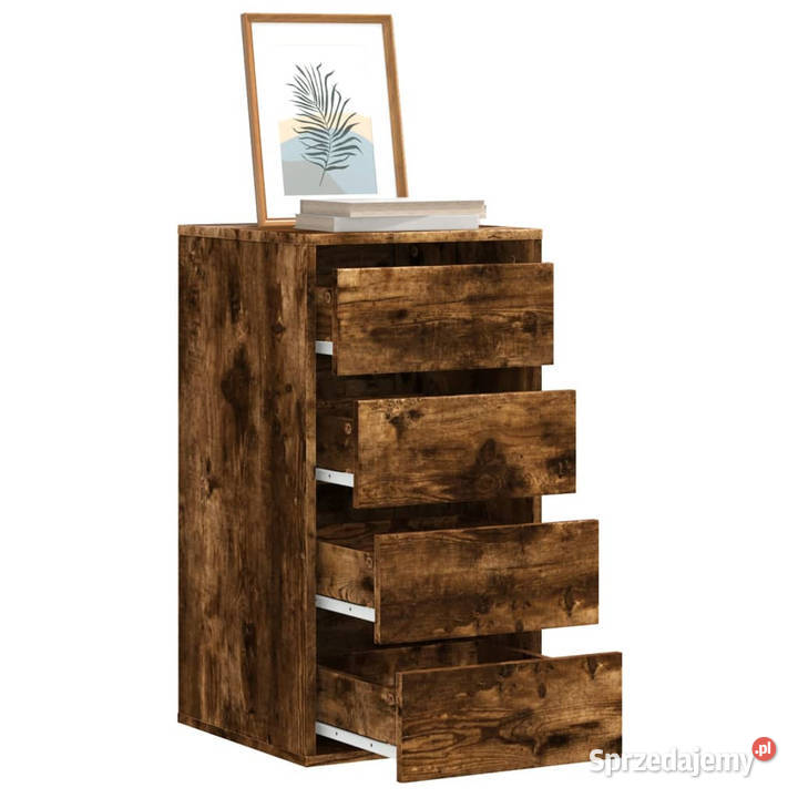 Komoda przydymiony dąb 40x41x76 materiał Warszawa