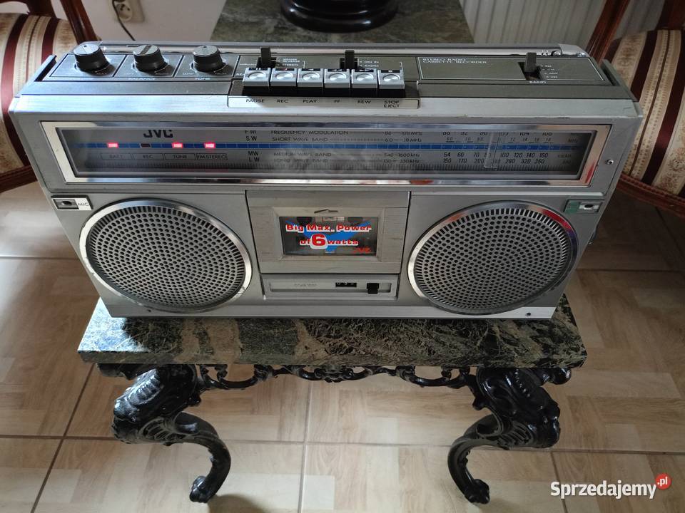 Zabytkowy Boombox JVC RC555L Japan Vintage Drawski Młyn