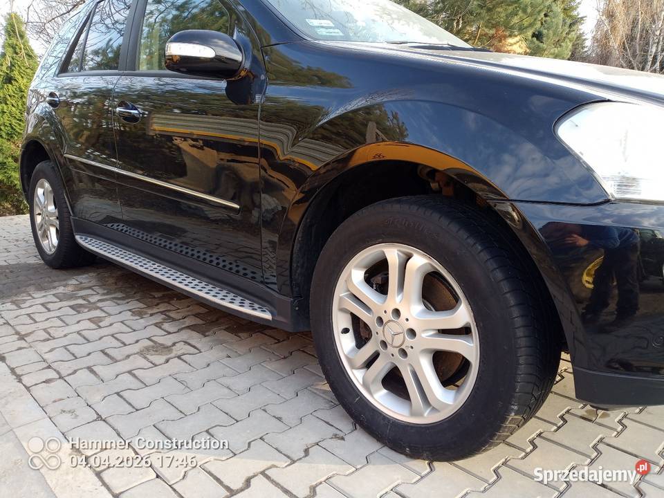 Mercedes ml 320 w164 uszkodzony silnik kupiony w Polsce Zamość