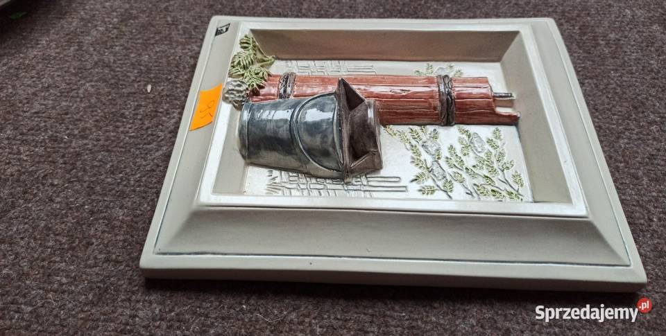 Kafel ceramiczny Patefon Sygnowany Jie Gantofta sprzedam